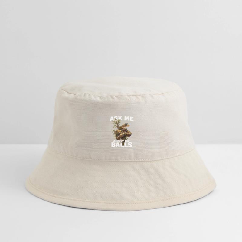 Königspython Schlangen Liebhaber Terrarium Python Stanley/Stella recycelter Bucket Hat