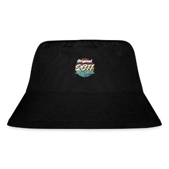 15. Geburtstag 2011 Jungen und Mädchen Geschenk - Stanley/Stella recycelter Bucket Hat - Schwarz - Vorne