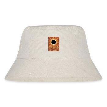 Total Solar Eclipse 2026 Sunburst-Poster - Stanley/Stella recycelter Bucket Hat - Naturweiß - Vorne