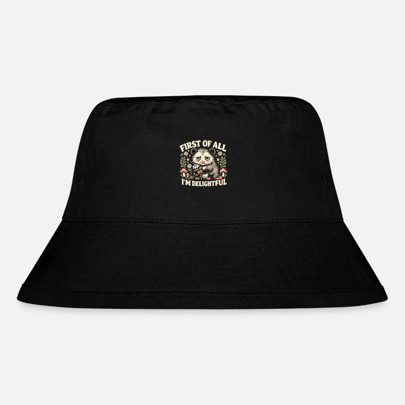 Charming opossum - Stanley/Stella Recycled Bucket Hat - black