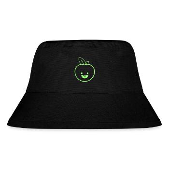 Lime Apple Smile - Stanley/Stella Recycled Bucket Hat - black - Front