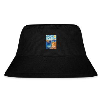 Coastal scene Channel Islands California - Stanley/Stella Recycled Bucket Hat - black - Front