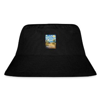 Indiana Dunes National Park, Indiana - Stanley/Stella Recycled Bucket Hat - black - Front