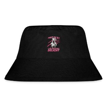 Kakadu Vogel Humor Cockatoo Papagei Heimvogel Haub - Stanley/Stella recycelter Bucket Hat - Schwarz - Vorne