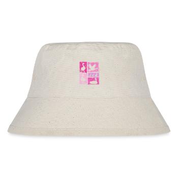 Gänse Silhoetten Retro-Grafik Frauen Und Mädchen - Stanley/Stella recycelter Bucket Hat - Naturweiß - Vorne