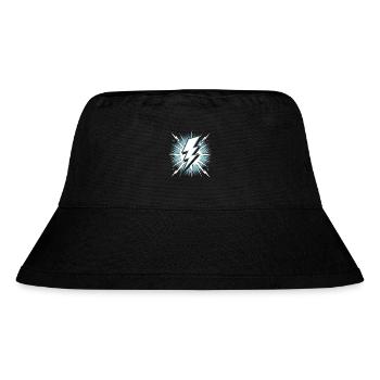 Lightning Lightning Thunderstorm Current Storm - Stanley/Stella Recycled Bucket Hat - black - Front