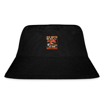 Modellflieger Spruch Modell Flieger RC Flugzeug - Stanley/Stella recycelter Bucket Hat - Schwarz - Vorne