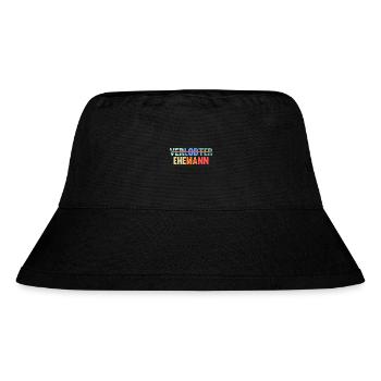 Hochzeit Heiratsantrag Verlobter Ehemann - Stanley/Stella recycelter Bucket Hat - Schwarz - Vorne