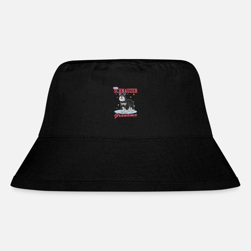 Zwergschnauzer Grandma Schnauzer Hund Geschenk - Stanley/Stella recycelter Bucket Hat - Schwarz