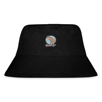 Esel Eselchen Eselbesitzer Eselliebhaber Geschenk - Stanley/Stella recycelter Bucket Hat - Schwarz - Vorne
