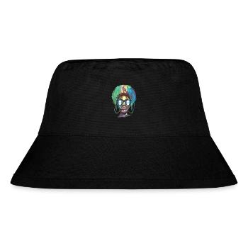 Guatemala - Stanley/Stella recycelter Bucket Hat - Schwarz - Vorne