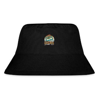 Geboren Im November 2021 Retro - Stanley/Stella recycelter Bucket Hat - Schwarz - Vorne