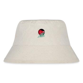 Jordanien - Stanley/Stella recycelter Bucket Hat - Naturweiß - Vorne