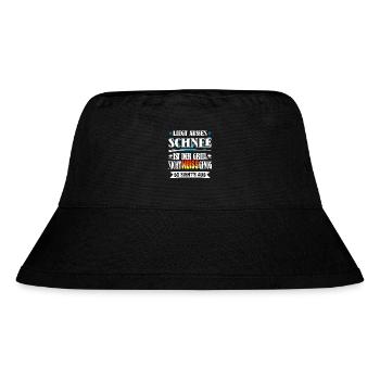 Liegt außen Schnee ist Dein Grill nicht heiß genug - Stanley/Stella recycelter Bucket Hat - Schwarz - Vorne