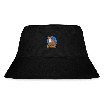 Belette naine belette Hermännchen cadeau - Bob recyclé Stanley/Stella - noir - Devant