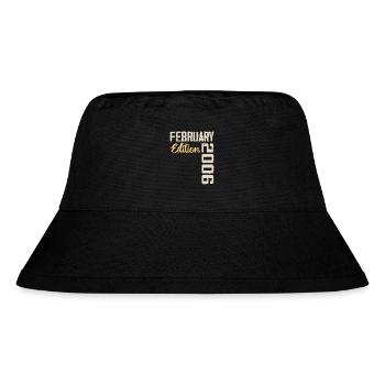 February 2006 Anniversary February 2006 Retro - Stanley/Stella Recycled Bucket Hat - black - Front