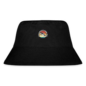 Sandre pêcheur pêche cadeau de pêche - Bob recyclé Stanley/Stella - noir - Devant