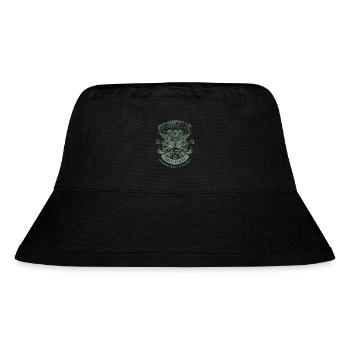 Bonneville Salt Flats Motorradrennen Vintage - Stanley/Stella recycelter Bucket Hat - Schwarz - Vorne