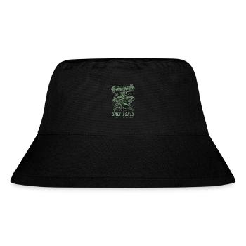 Bonneville Salt Flats Motorradrennen Vintage - Stanley/Stella recycelter Bucket Hat - Schwarz - Vorne