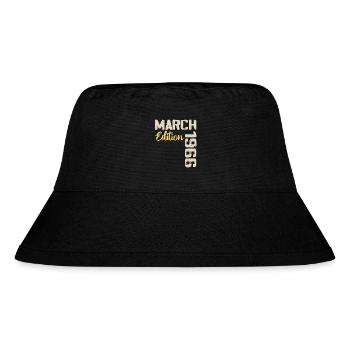 March 1966 Birthday Gift March 1966 - Stanley/Stella Recycled Bucket Hat - black - Front