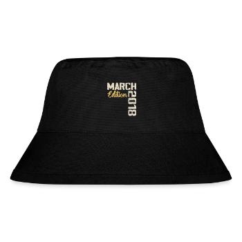 March 2018 Birthday Gift March 2018 - Stanley/Stella Recycled Bucket Hat - black - Front