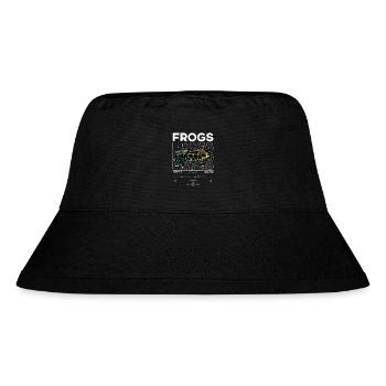 Ranitomeya Imitator Frog Streetwear Frog Keeper - Stanley/Stella Recycled Bucket Hat - black - Front