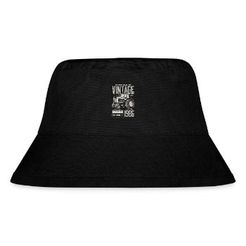 Vintage Traktor Landwirt Geburtstag geboren 1986 - Stanley/Stella recycelter Bucket Hat - Schwarz - Vorne
