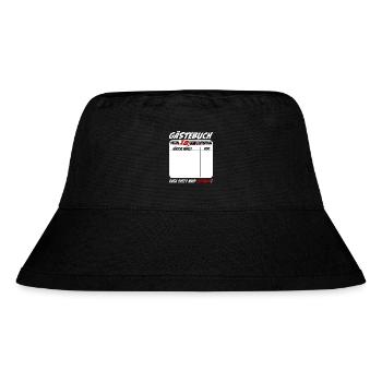18. Geburtstag Gästebuch 18 Jahre Lustig - Stanley/Stella recycelter Bucket Hat - Schwarz - Vorne