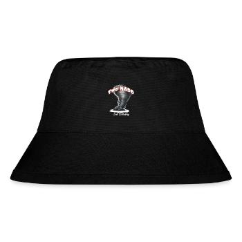 Two-nado Warning 2nd Birthday Tornado Themed Birth - Stanley/Stella Recycled Bucket Hat - black - Front