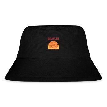 Waffles Waffle Lover Waffle Gift - Stanley/Stella Recycled Bucket Hat - black - Front