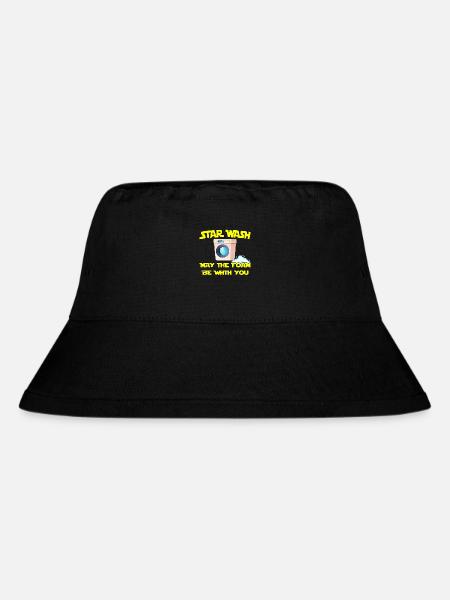 Star Wash - may the foam be with you - Stanley/Stella recycelter Bucket Hat - Schwarz