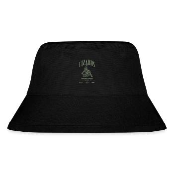 Leopard Gecko Moderne Reptilienwärter Streetwear - Stanley/Stella recycelter Bucket Hat - Schwarz - Vorne
