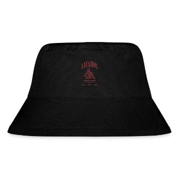 Leopard Gecko Moderne Reptilienwärter Streetwear - Stanley/Stella recycelter Bucket Hat - Schwarz - Vorne