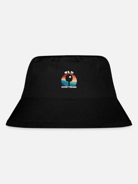 Old Schmetterhand Tischtennis Design - Stanley/Stella recycelter Bucket Hat - Schwarz