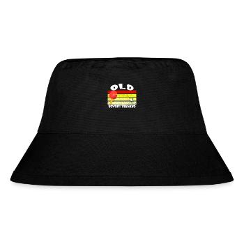 Old Schmetterhand Tischtennis Design - Stanley/Stella recycelter Bucket Hat - Schwarz - Vorne