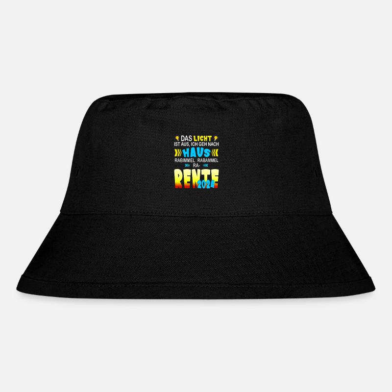 Rente 2024 - Kinderlied St. Martin - Stanley/Stella recycelter Bucket Hat - Schwarz