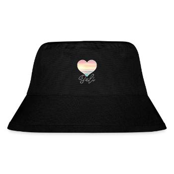 Bali - Indonesien - Stanley/Stella recycelter Bucket Hat - Schwarz - Vorne