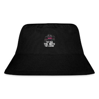 Mothman Lover Mythical Creature Cryptozoology - Stanley/Stella recycelter Bucket Hat - Schwarz - Vorne