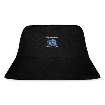 Capturing Moments, creating Memories - Stanley/Stella Recycled Bucket Hat - black - Front