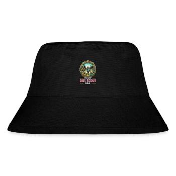 Scout leader scout group camping hiking - Stanley/Stella Recycled Bucket Hat - black - Front