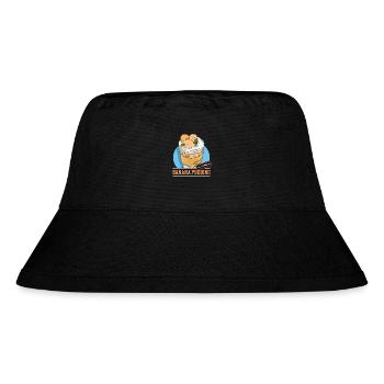 Bananenpudding Bananen Pudding Geschenk - Stanley/Stella recycelter Bucket Hat - Schwarz - Vorne