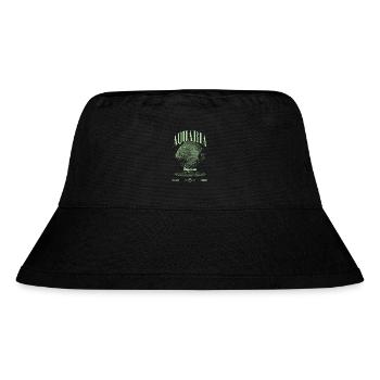 Diskus-Buntbarsch Fish Keeper Moderne Streetwear - Stanley/Stella recycelter Bucket Hat - Schwarz - Vorne