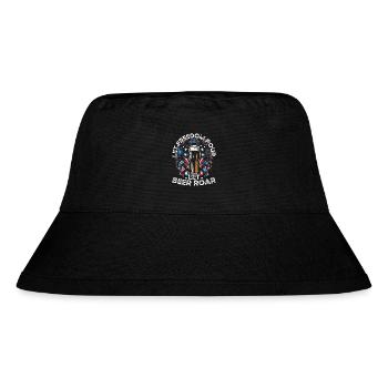 Let freedom pour let beer roar - Stanley/Stella recycelter Bucket Hat - Schwarz - Vorne