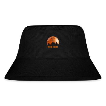 Horizon de basket-ball vintage de New York - Bob recyclé Stanley/Stella - noir - Devant