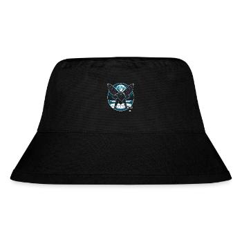 Mothman Point Pleasant Hockeyspieler Cryptid - Stanley/Stella recycelter Bucket Hat - Schwarz - Vorne