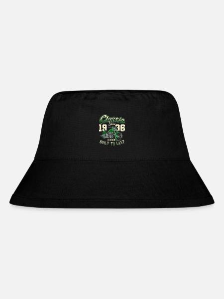 Motorrad Biker Motorrad Geburtstag Jahrgang 1996 - Stanley/Stella recycelter Bucket Hat - Schwarz