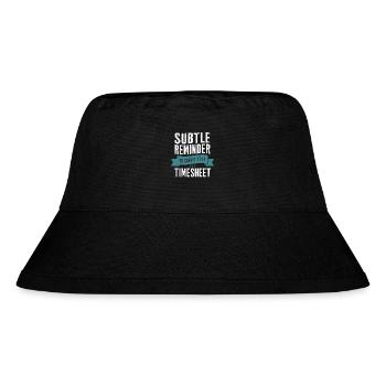 Human Resources Manager Job Human Resources Employee Hr - Stanley/Stella Recycled Bucket Hat - black - Front