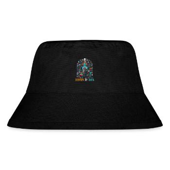 Datenwissenschaft, Datenanalyse, Maschinelles - Stanley/Stella recycelter Bucket Hat - Schwarz - Vorne