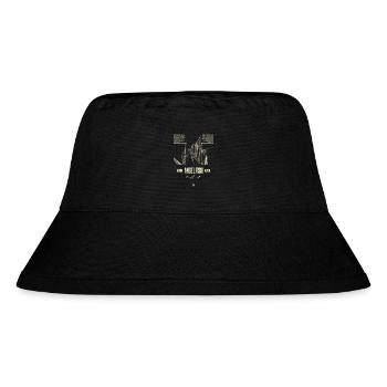 Altum Kaiserfisch Buntbarsch Aquarium Fischhalter - Stanley/Stella recycelter Bucket Hat - Schwarz - Vorne