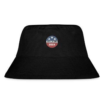 Kamala Harris 2024 For President - Stanley/Stella Recycled Bucket Hat - black - Front